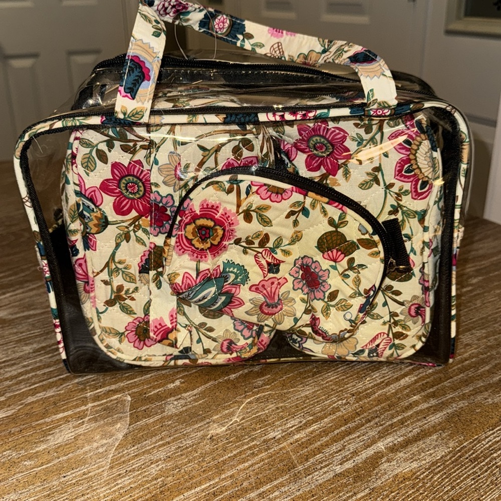 Floral Transparent Tote Bag